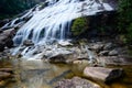 Natural Waterfall at Gunung Stong  state park Kelantan  Malaysia Royalty Free Stock Photo