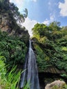 natural waterfall makes us calm