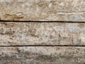 Natural Weathered Grey Tan Taupe Sepia Wooden Board, Cracked Rough Cut Wood Texture, Detailed Old Aged Gray Background Royalty Free Stock Photo