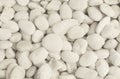 Natural white stone pattern for background. Stone gravel texture Royalty Free Stock Photo