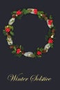 Natural Winter Flora Solstice Wreath