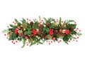 Natural Winter Floral Decoration for Christmas Royalty Free Stock Photo