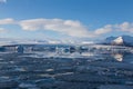 Natural winter lagoon Jakulsarlon, Iceland Royalty Free Stock Photo