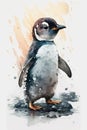 The natural wonder of a penguin chick poster