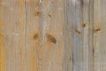 Natural wood background with faded yellow paint Royalty Free Stock Photo