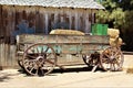 Wagon, antique in the desert in Queen Creek, Arizona, United States