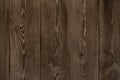 Natural wood boards texture of dark brown color Royalty Free Stock Photo