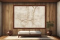 Natural wood meets woven canvas in an organic, rustic setting