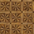 Natural wooden background eight-pointed star, grunge parquet flooring design seamless texture for 3d interior