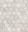 Natural wooden background honeycomb, grunge parquet