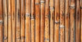 natural wooden background with a texture pattern of dry bamboo with copy space Royalty Free Stock Photo