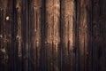 Natural wooden background. Vintage wood pattern, shabby wall texture. Dark weathered hardwood, antique boards, rough floor. Oak fe Royalty Free Stock Photo