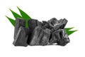 Natural wooden charcoal or traditional hard wood charcoal