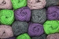 Natural wool yarn