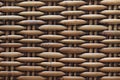 Natural woven rattan background. close up