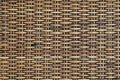 Natural woven rattan background. close up