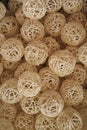 Natural woven rattan balls for decorative.