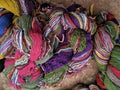 Natural Yarns of Chinchero Royalty Free Stock Photo