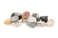 Spa zen stones arrangement on white Royalty Free Stock Photo