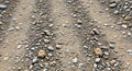 Naturalistic Gravel Road Texture Seamless Tile Pattern Design Authentic Ground Texture Royalty Free Stock Photo