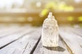 Naturally carved mineral stone Selenite tower.