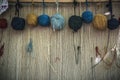 Naturally dyed yarn Royalty Free Stock Photo