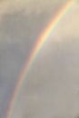 A rainbow caused by water diffracting through rain drops. Royalty Free Stock Photo