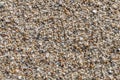 Naturally rounded gravel at sea shore, nature beach background t