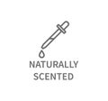 Naturally Scented Cosmetics Vector Line Icon