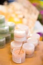 Naturally Sourced Moisturising Creams and Make-up in Styrene Plastic Containers