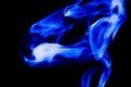 Nature Abstract: The Delicate Beauty and Elegance of a Wisp of Blue Smoke