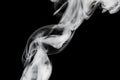 Nature Abstract: The Delicate Beauty and Elegance of a Wisp of White Smoke