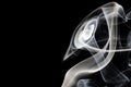 Nature Abstract: The Delicate Beauty and Elegance of a Wisp of Smoke Royalty Free Stock Photo