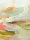 Abstract modern painting background. Modern summer landscape Royalty Free Stock Photo