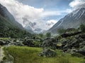 Nature is altai. Mountain landscape, forests and reservoirs of a