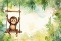Nature ape funny mammal monkey cute wild jungle young tropical primate wildlife animals