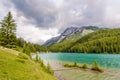 Nature around Lake of Two Jack in Canadian Roky Mountain near Banff