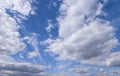 Nature background. Blue sky with cloud Royalty Free Stock Photo