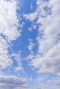 Nature background. Blue sky with cloud Royalty Free Stock Photo