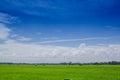 Nature background of blue sky with cloud Royalty Free Stock Photo
