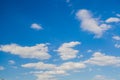 Nature background of blue sky with cloud in the daytime. Royalty Free Stock Photo