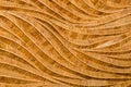 Nature background of brown handicraft weave texture bamboo surface Royalty Free Stock Photo