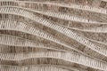 Nature background of brown handicraft weave texture bamboo surface Royalty Free Stock Photo