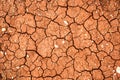 Nature background of cracked dry lands. Natural texture of soil with cracks. Broken clay surface of barren dryland Royalty Free Stock Photo