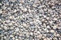 Nature background from gray sea pebbles Royalty Free Stock Photo