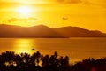 Nature Background. Landscape Of Tropical Island Sunset. Thailand Royalty Free Stock Photo