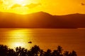 Nature Background. Landscape Of Tropical Island Sunset. Thailand Royalty Free Stock Photo