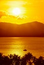 Nature Background. Landscape Of Tropical Island Sunset. Thailand Royalty Free Stock Photo