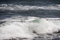 Nature background, ocean wave. Selective focus. Nobody