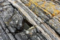 Rocks view on the coast of famous Atlantic Ocean Road